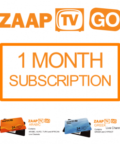 ZAAPTV GO 1 Month Subscription