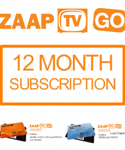 ZAAPTV GO 12 Month Subscription