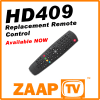 ZAAPTV HD409 Replacement Remote Control