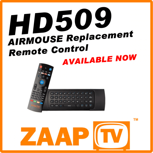 ZAAPTV HD509 Airmouse Remote Control