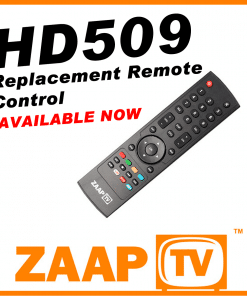 ZAAPTV HD509 Remote Control