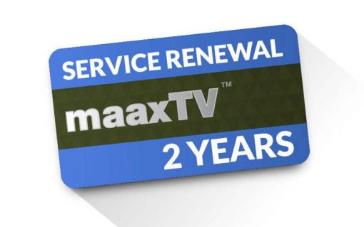 MAAXTV 2 Year Renewal Card / PIN / Voucher - Image 2