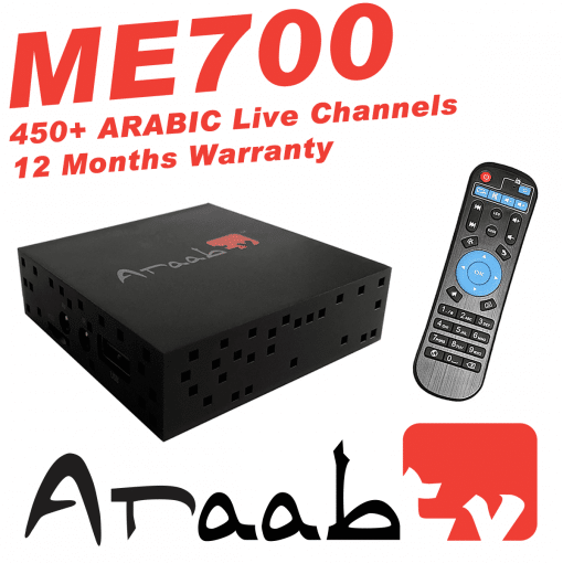 ARAABTV ME700 Arabic TV Channels - New 2018 Model