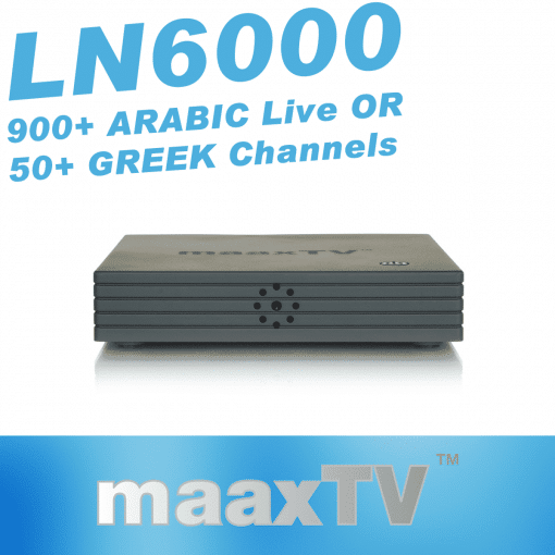 GlobeTV.com.au - MAAXTV LN6000 with 3 Years ARABIC or GREEK