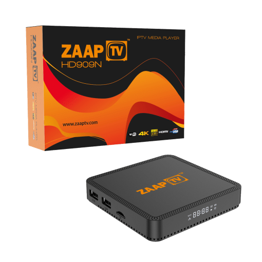 GlobeTV.com.au - ZAAPTV HD909 IPTV Receiver Set Top Box for ARABIC TV Channels & Greek TV Channels